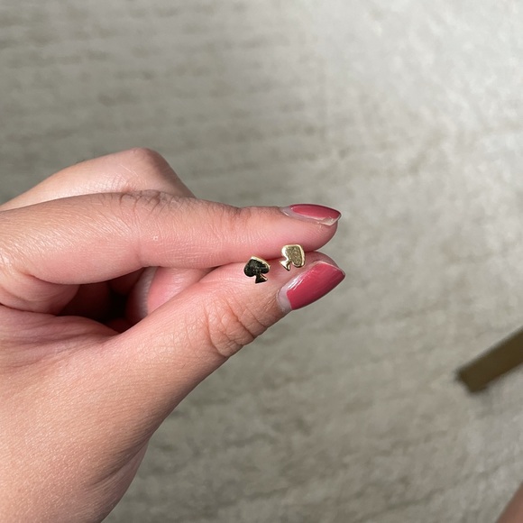 Kate Spade Signature Mini Spade Earrings - Picture 2 of 5